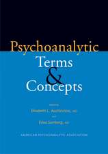 Psychoanalytic Terms and Concepts