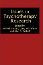 Issues in Psychotherapy Research