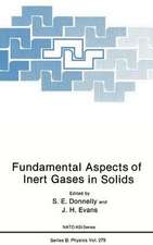 Fundamental Aspects of Inert Gases in Solids