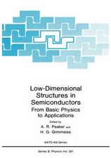 Low-Dimensional Structures in Semiconductors