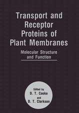 Transport and Receptor Proteins of Plant Membranes