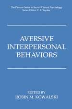 Aversive Interpersonal Behaviors