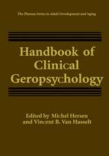 Handbook of Clinical Geropsychology