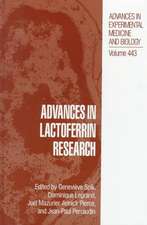 Advances in Lactoferrin Research