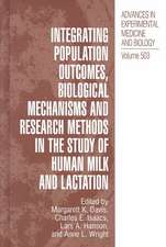 Integrating Population Outcomes, Biological Mechanisms and Research Methods in the Study of Human Milk and Lactation