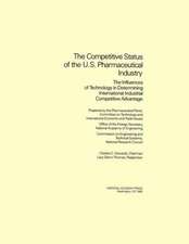 The Competitive Status of the U.S. Pharmaceutical Industry