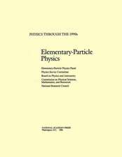 Elementary-Particle Physics