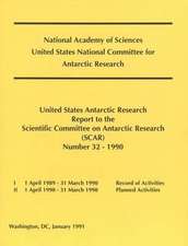 The United States Antarctic Research Report to the Scientific Committee on Antarctic Research (Scar)