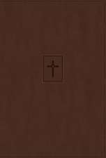 NIV, Thinline Bible, Large Print, Leathersoft, Brown, Red Letter, Thumb Indexed, Comfort Print