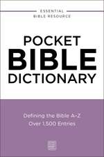 Pocket Bible Dictionary