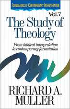 The Study of Theology: From Biblical Interpretation to Contemporary Formulation