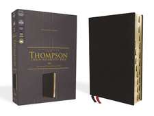 NASB, Thompson Chain-Reference Bible, Genuine Leather, Calfskin, Black, 1995 Text, Red Letter, Thumb Indexed, Comfort Print