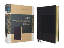 NIV, Wide Margin Bible (A Bible that Welcomes Note-Taking), Leathersoft, Navy, Red Letter, Comfort Print