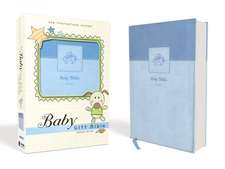 NIV, Baby Gift Bible, Holy Bible, Leathersoft, Blue, Red Letter, Comfort Print: Keepsake Edition