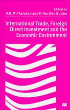 International Trade, Foreign Direct Investment, and the Economic Environment: Essays in Honour of Professor Sylvain Plasschaert