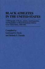 Black Athletes in the United States: A Bibliography of Books, Articles, Autobiographies, and Biographies on Black Professional Athletes in the United States, 1880-1981