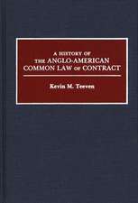 A History of the Anglo-American Common Law of Contract