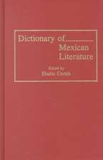 Dictionary of Mexican Literature