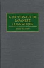 A Dictionary of Japanese Loanwords