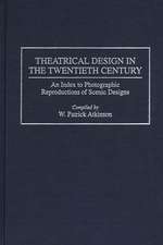 Theatrical Design in the Twentieth Century