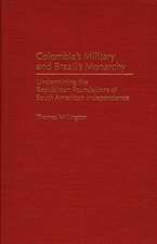 Colombia's Military and Brazil's Monarchy: Undermining the Republican Foundations of South American Independence