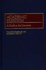 Academic Freedom: A Guide to the Literature