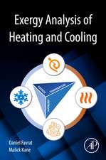 Exergy Analysis of Heating and Cooling