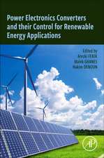 Power Electronics Converters and their Control for Renewable Energy Applications