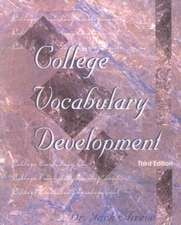 College Vocabulary Development