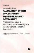 Allocation Under Certainty