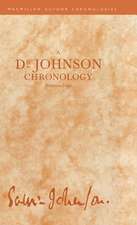 A Dr Johnson Chronology