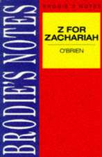 O'Brien: Z for Zachariah