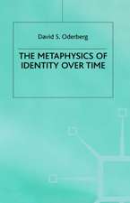 The Metaphysics of Identity over Time