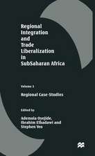 Regional Integration and Trade Liberalization in SubSaharan Africa