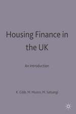 Housing Finance in the UK: An Introduction