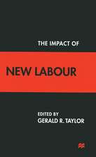 The Impact of New Labour