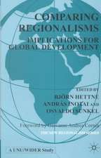 Comparing Regionalisms: Implications for Global Development