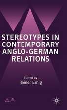 Stereotypes in Contemporary Anglo-German Relationships