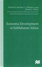 Economic Development in SubSaharan Africa: Proceedings of the Eleventh World Congress of the International Economic Association, Tunis