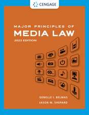 Major Principles of Media Law, 2023