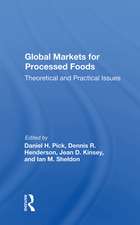 Global Markets For Processed Foods: Theoretical And Practical Issues