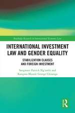 International Investment Law and Gender Equality: Stabilization Clauses and Foreign Investment