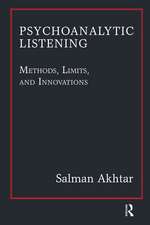 Psychoanalytic Listening: Methods, Limits, and Innovations