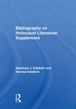 Bibliography On Holocaust Literature: Supplement