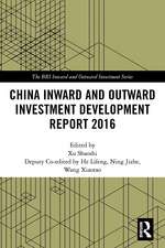 China Inward and Outward Investment Development Report 2016