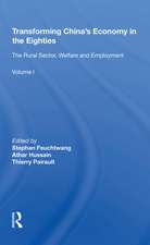 Transforming China's Economy In The Eighties: Vol. 1: The Rural Sector, Welfare And Employment