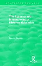 The Planning and Management of Distance Education