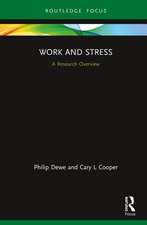 Work and Stress: A Research Overview