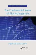 The Fundamental Rules of Risk Management