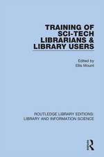 Training of Sci-Tech Librarians & Library Users